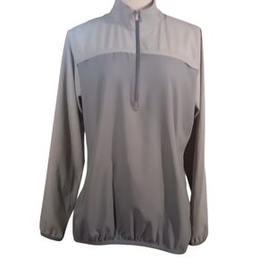 Adidas Color Block Gray Performance Shirt Sz Large